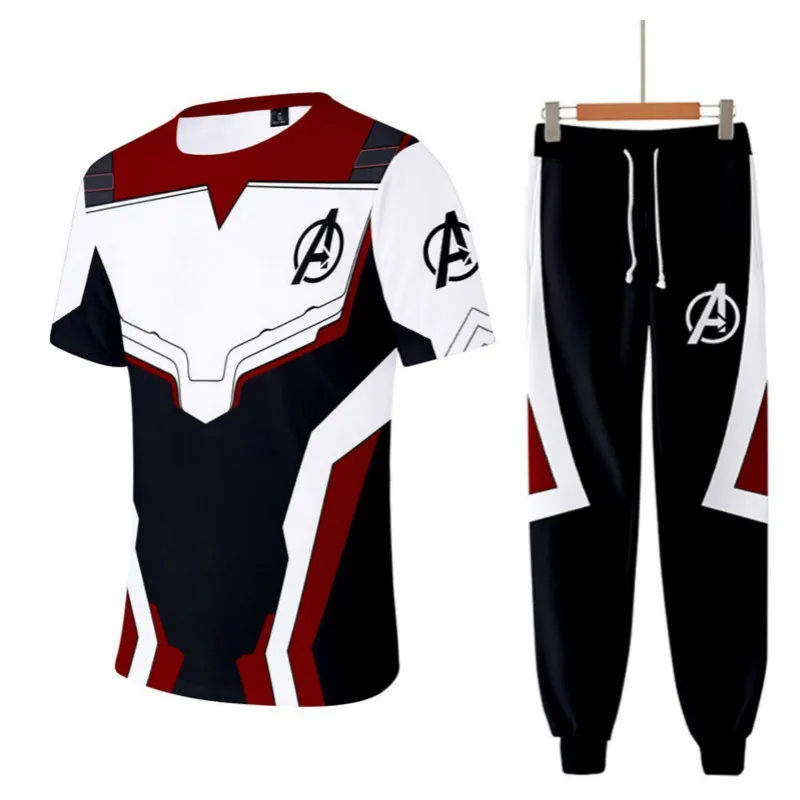 Avengers Endgame Quantum Realm Sweatshirt Jacket Advanced Tech Hoodie Cosplay Costumes superhero T-Shirts Iron Man Hoodies Pant