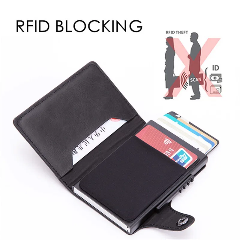 2019 New Anti Theft Card Holder Fashion Metal Credit Card Holder RFID