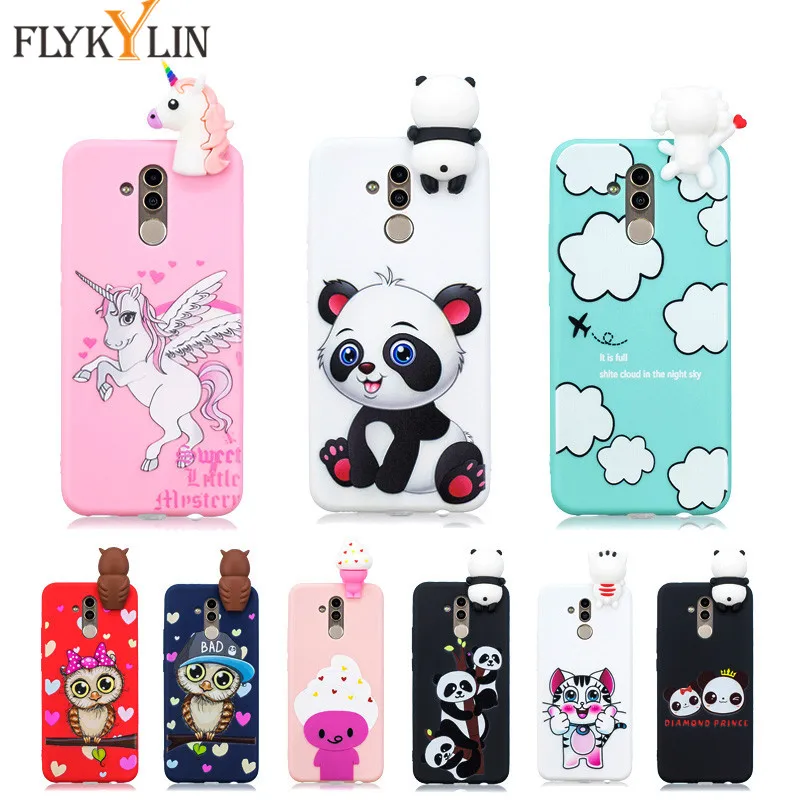 

Silicone Case on sFor Etui Huawei Mate 20 Lite Cover For Fundas Huawei Mate 10 10 Lite Pro Case 3D Unicorn Panda Soft Phone Case