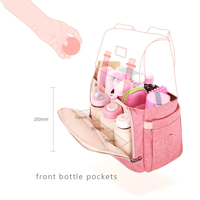 SUNVENO nueva moda bolso de gran capacidad bolsa para el cuidado del bebé - 6