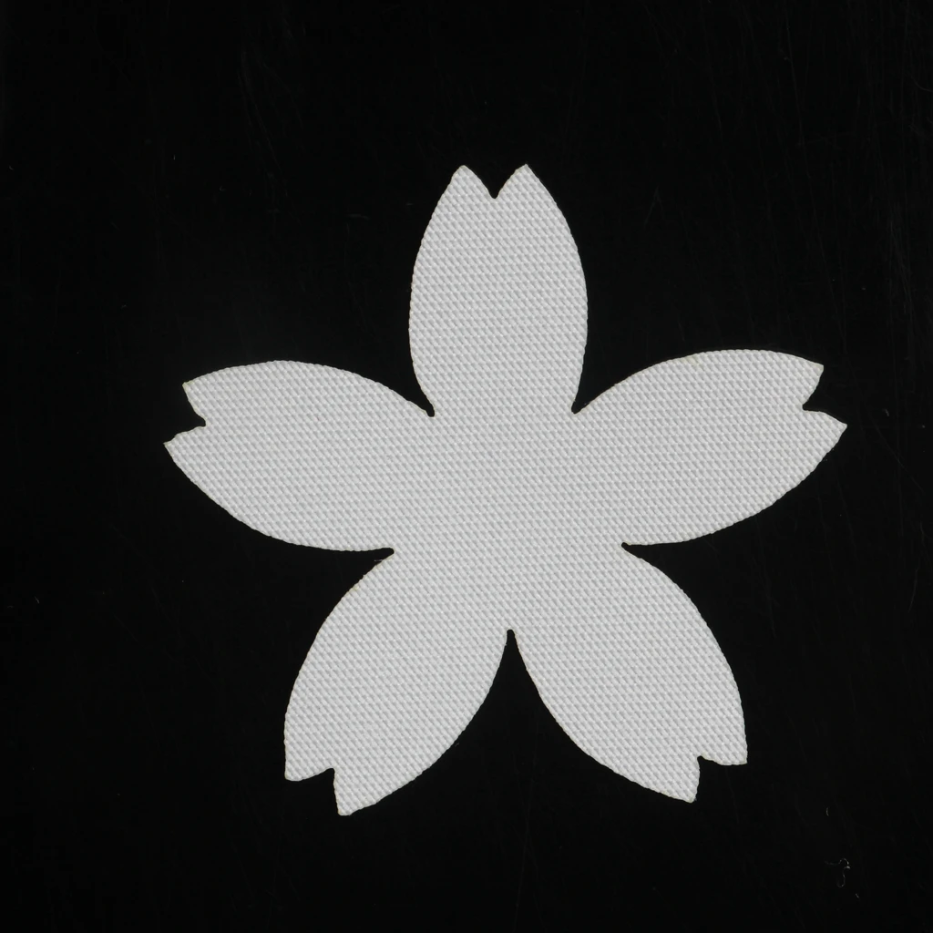 100pcs Cut Out Satin Drill Fabric Flower Pieces for DIY Wedding Bridal Craft 4cm