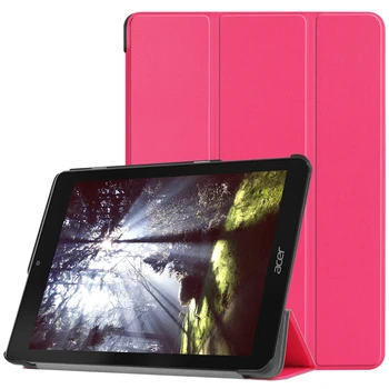 GUKEEDIAN PU Leather Folio Flip Fold HolderStand Cover For Acer Chromebook Tab 9.7 '' Multi-angle of View Case Cover