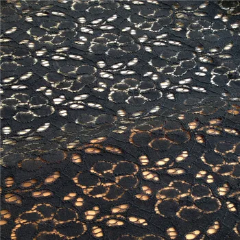 

140cm wide black and white thick cotton clothes dress skirt lace fabric