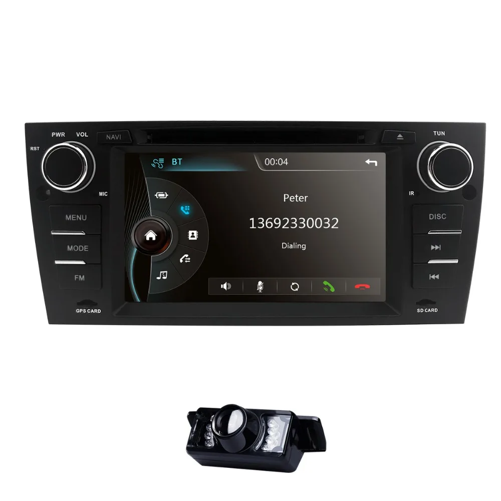 Sale 7"Double 2Din Car Stereo DVD Player Navigation for BMW E90 with GPS,Bluetooth,DAB,USB,SD,DTV SWC RDS AM/FM CAM MirrorLink map CD 1