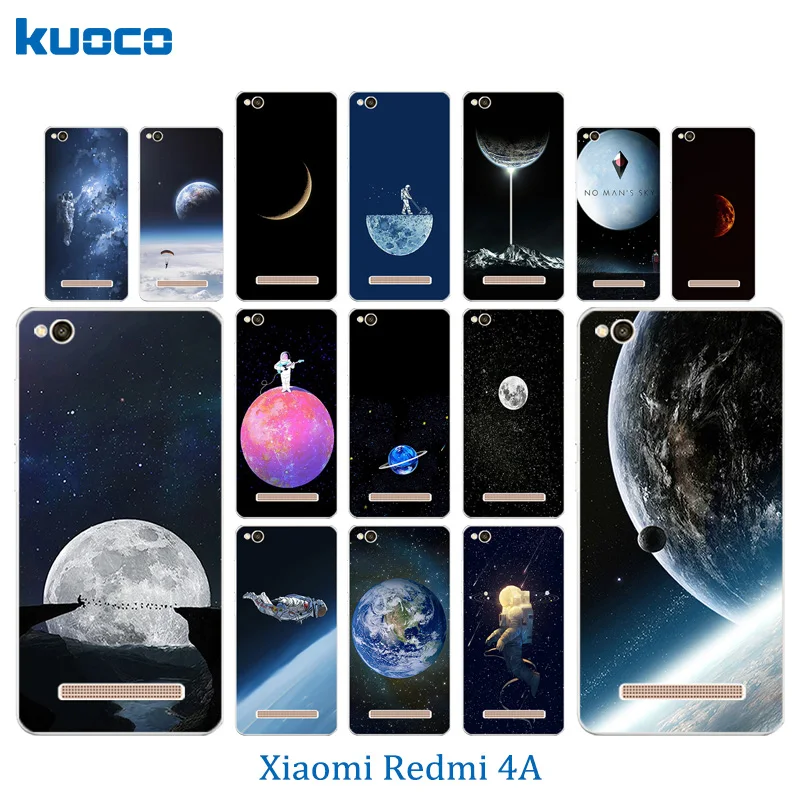 5 0 дюйма для Xiaomi Redmi 4A 4 A чехол телефона с рисунком космический мир задняя крышка