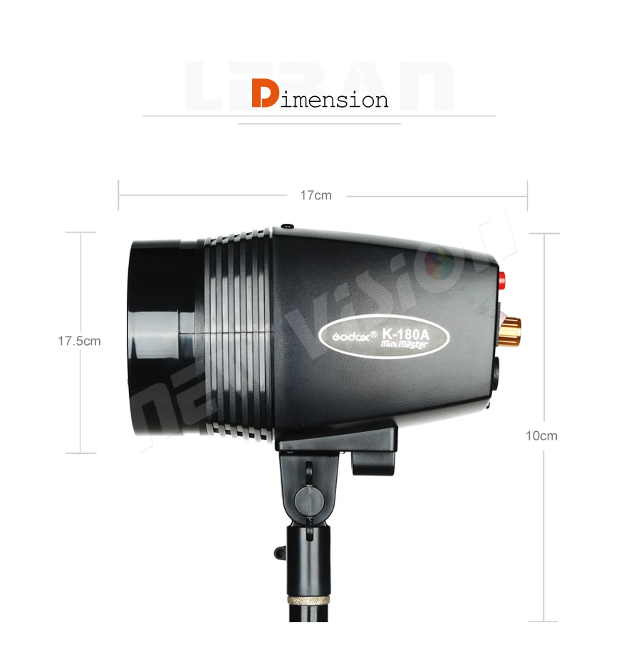 Godox K-180A 180 Вт моно светильник для фотостудии стробоскопический светильник(мини-студийная вспышка