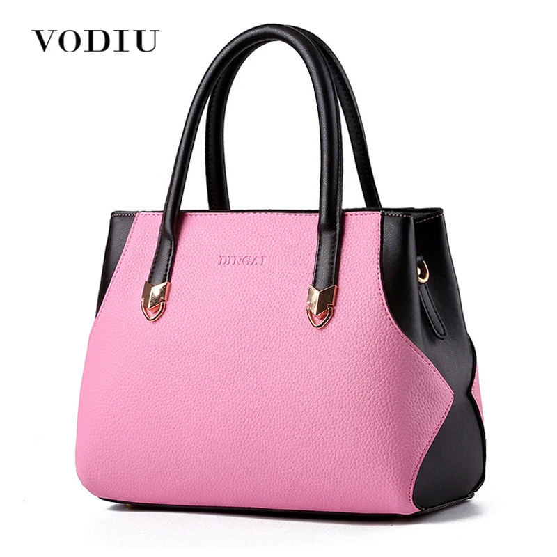 

2017 Women Bag Handbags Tote Over Shoulder Sling Summer Leather Ladies Crossbody Big Patchwork Motorcycle Candy Color Designer