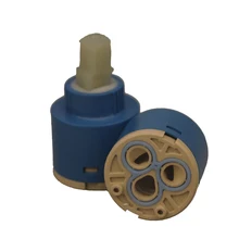 Лучшее качество смеситель для ванной комнаты горячей и холодной керамический картридж клапан для крана 35 мм 2 шт