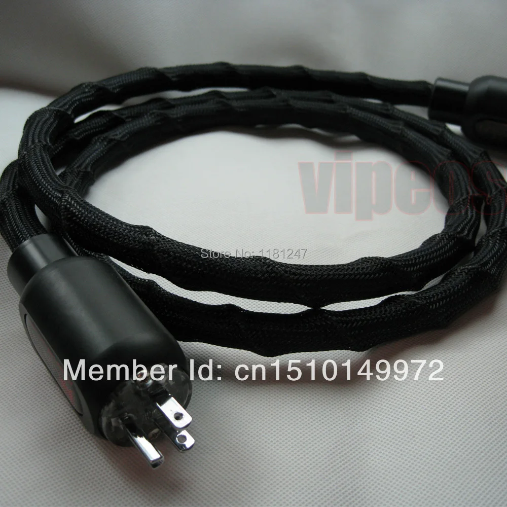 GPHON HIFI US Version AC Audiophile Power cord 2M for Amplifier CD CD
