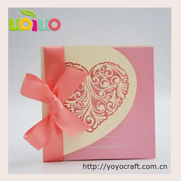 Carte D Invitation De Mariage En Forme De Cœur Jolie Carte En Or Clair De Differentes Couleurs Lettres Personnalisees En Relief Faites A La Main Design D Invitation De Mariage Aliexpress