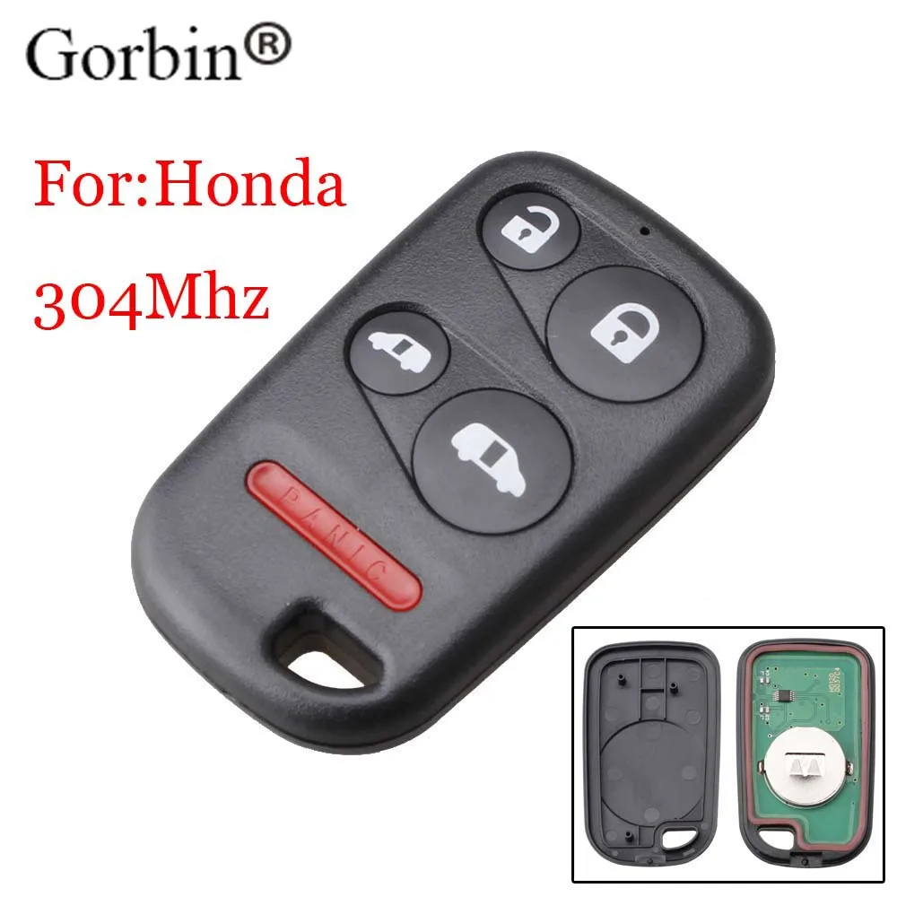

GORBIN 4+1 Buttons Remote Car key For Honda Odyssey 307Mhz OUCG8D-440H-A For Honda Odyssey 2001-2004 Remote Key Keyless Fob