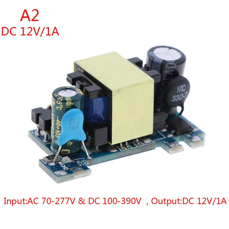 AC-DC преобразователь модуль питания переменного тока 110 В 220 в 230 В до 5 в 12 В 24 В переключение - Цвет: A2