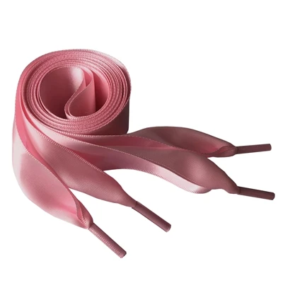 150cm/ 100cm of Extra Wide of Flat Shoe Laces Ribbon Laces of Satin 4CM Wide pink