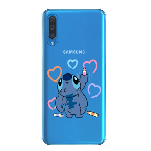 Disneys Stitch Phone Cases For Coque Samsung A10 A20 A30 A40 A50 A60