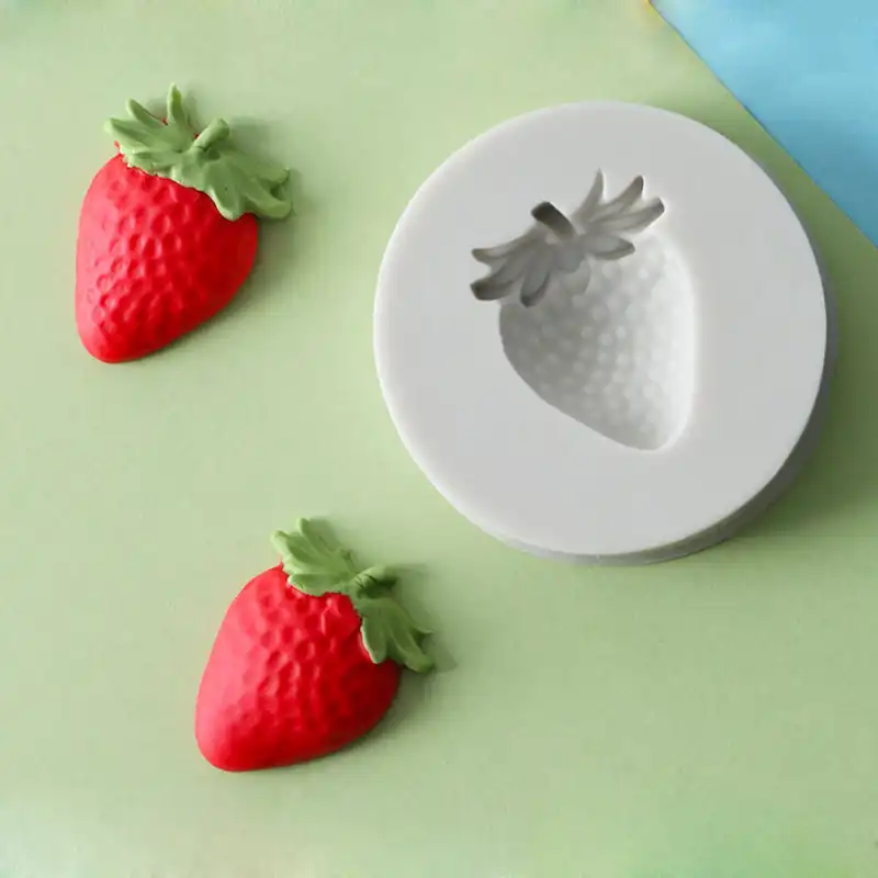 Strawberry Silicone Cake Fondant Mold DIY Baking Tools Kitchen Accessories