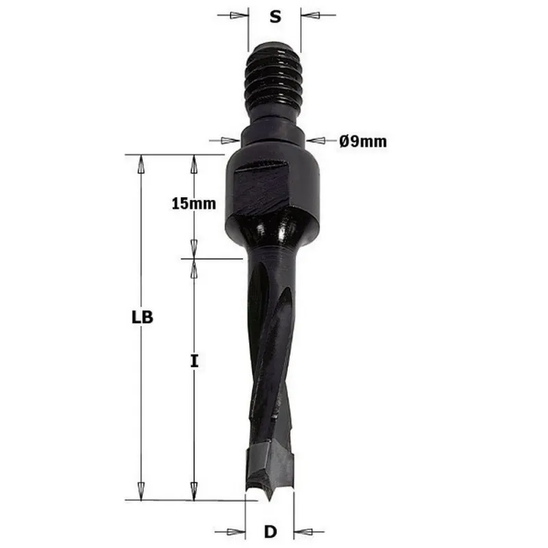 CMT 353.080.12 сверло без зенковки HM диаметр 8x40 s M8/9 SX|Аксессуары для