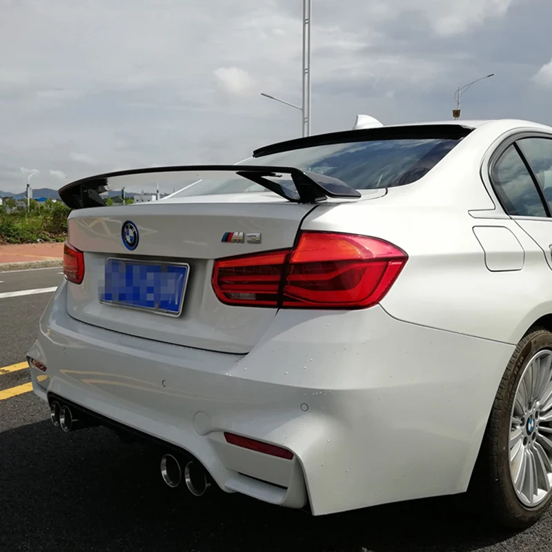 Для BMW F30 F80 3 серии M3 320i 323i 325i 328i 2013 ABS пластик краска цвет задний спойлер багажника GT стиль