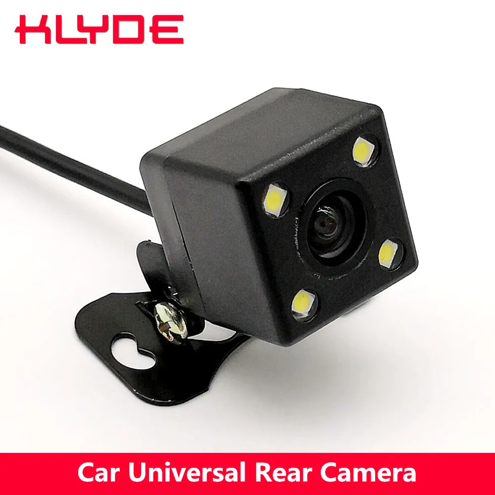

170 Degree Universal Waterproof 4 LED With Night Vision Parking Line Car HD CCD Rear View Camera Parking Assistance Camera