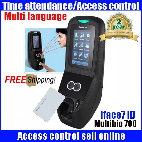 MultiBio700/Iface7 ZK facia fingerprint biometric access control door locks Access Card Reader Supplier with ID card | Безопасность и