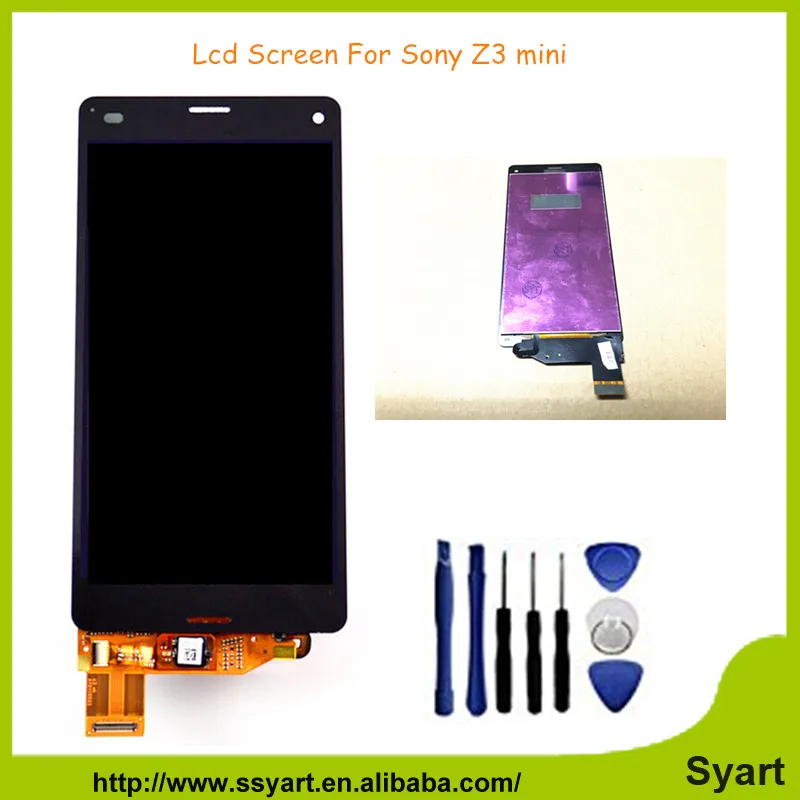

Quality AAA+++ 4.5 inch Z3 mini Lcd For Sony Xperia Z3 Mini Compact lcd Display Screen touch Digitizer Assembly Black 10PCS DHL
