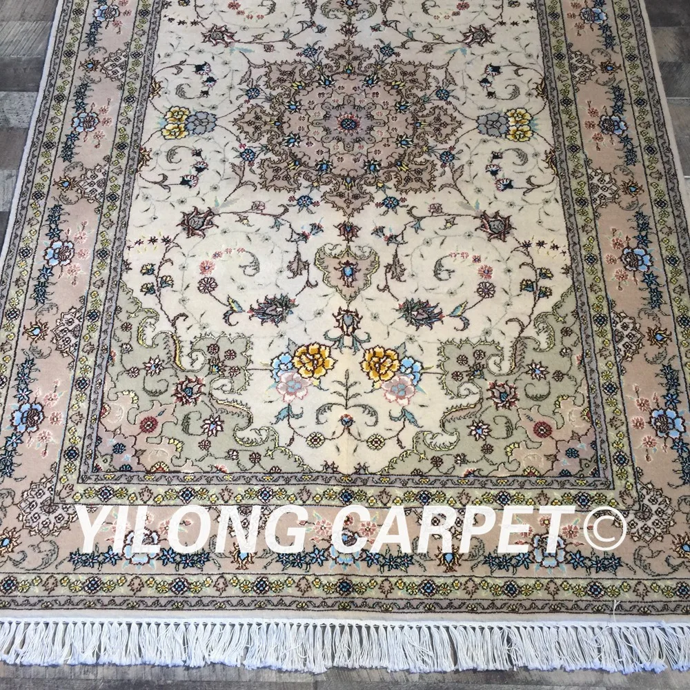 Yilong 4 X6 Persian Handmade Oriental Wool Silk Rugs Flower Design Yilong 4 X6 Persian Handmade Oriental Wool Silk Rugs Flower Design Carpets Wy2041s4x6 In Carpet From Home Garden On Aliexpress Alibaba Group