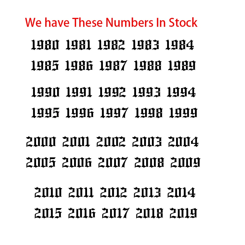 Custom Jewelry Special Date Year Number Necklace for Women 1994 1995 1996 1997 1998 1999 from 1980 to 2002 Collares - Image 6