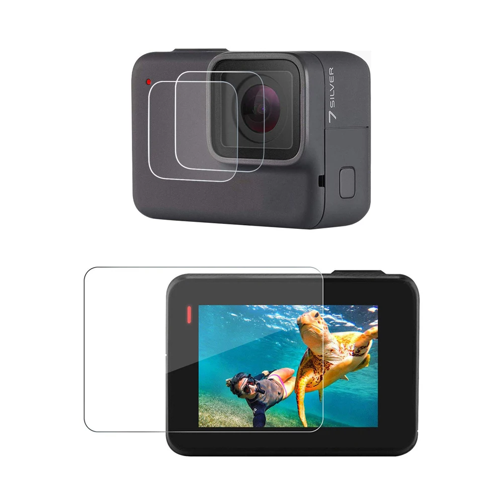 Защитная пленка для GoPro Hero 7 серебристая/белая экшн камеры Go Pro 5 6 Black|Чехлы