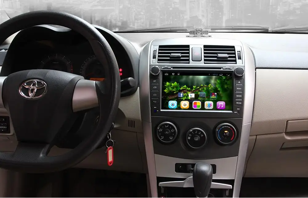 Perfect Quad Core 1024*600 Android 8.1  Fit TOYOTA COROLLA 2001 - 2006 2007 2008 2009 2010 2011 Car DVD Player Navigation GPS Radio 1