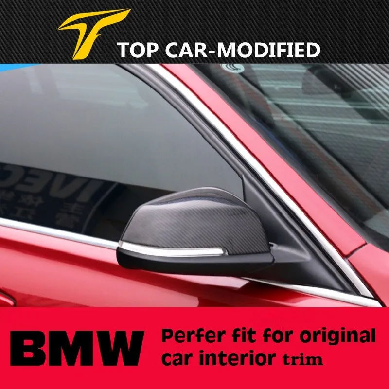 Free shipping 2014 2015 Top Selling Carbon Fiber Mirror Covers, Rear