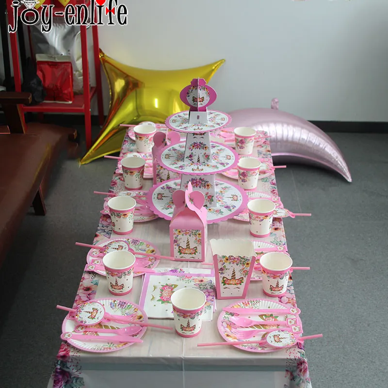 JOY-ENLIF Kids 1st Birthday Party Tablecloth Unicorn Party Disposable Tablecloth Baby Shower Party Decoration Table Cover Runner JOY-ENLIF Kids 1st Birthday Party Tablecloth Unicorn Party Disposable Tablecloth Baby Shower Party Decoration Table Cover Runner