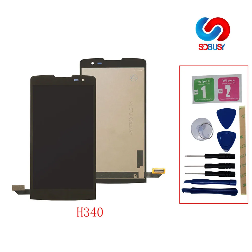 Оригинальный ЖК дисплей для LG Leon H340 h320 h324 H340N H326 MS345 C50 Сенсорная панель дигитайзер