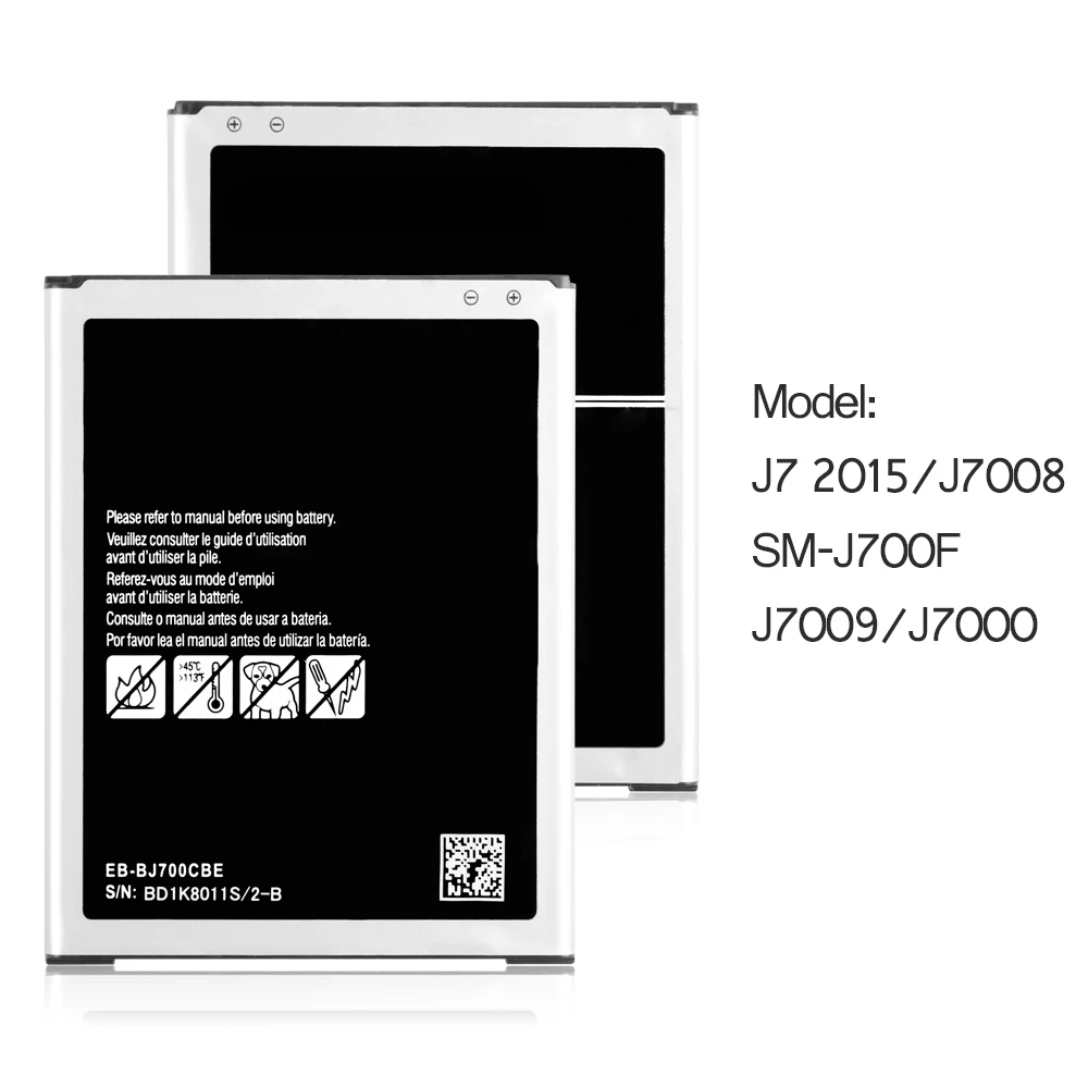 Srjtek для samsung Galaxy J7 2015 Батарея инструменты EB BJ700CBE 3000 mAh J700F J700 J7009 J7000 j700H|Аккумуляторы