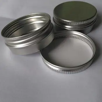 

25 pcs screw on lids Aluminium jars with screw lid,cosmetic case jar,15ml aluminum tins, aluminum lip balm container