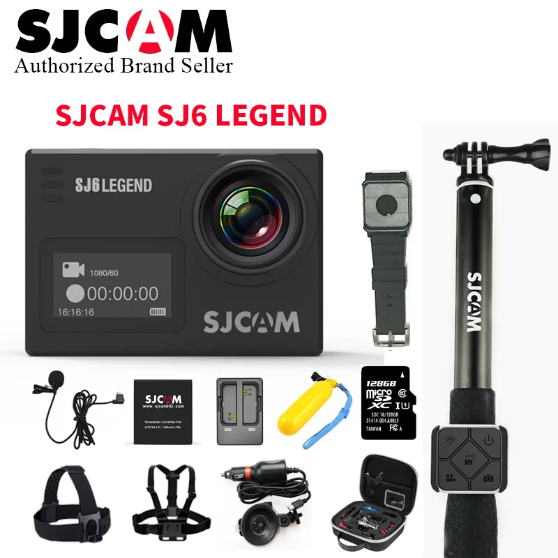 

SJCAM SJ6 LEGEND Camera 4K 24fps Wifi Ultra HD Notavek 96660 Waterproof Action Camera 2.0 Touch Screen Sports DV Better go pro 5