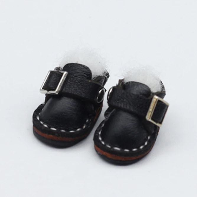 

1 pair 12 inches Leather shoes for Blyth doll shoes (suitable for Blyth, AZ, licca, Pullip doll) 2.3 * 1.3 cm