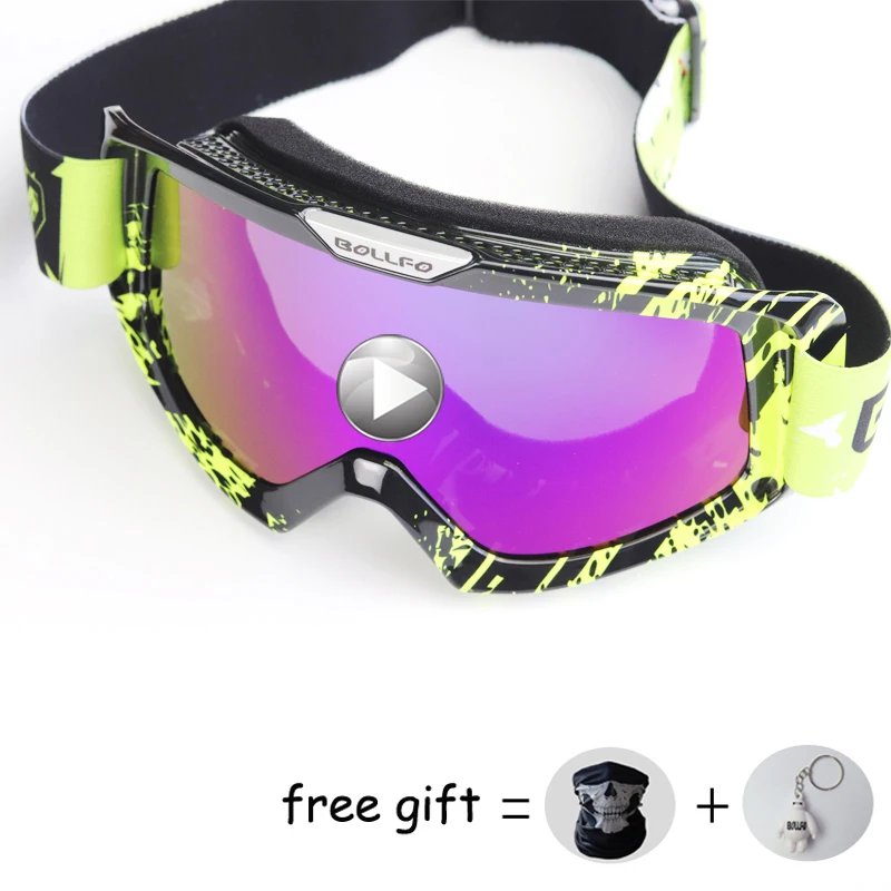 

2018 New Sports Glasses Sunglasses Windproof Skiing Goggles MX Off Road Helmet Glasses For Motorcycle Dirt Bike Racing Glasses