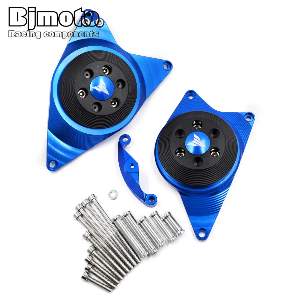 

Bjmoto Motorcycle Engine Stator Cover CNC Engine Protective Cover Left & Right Side Protector For Yamaha MT09 FZ09 2013-2017