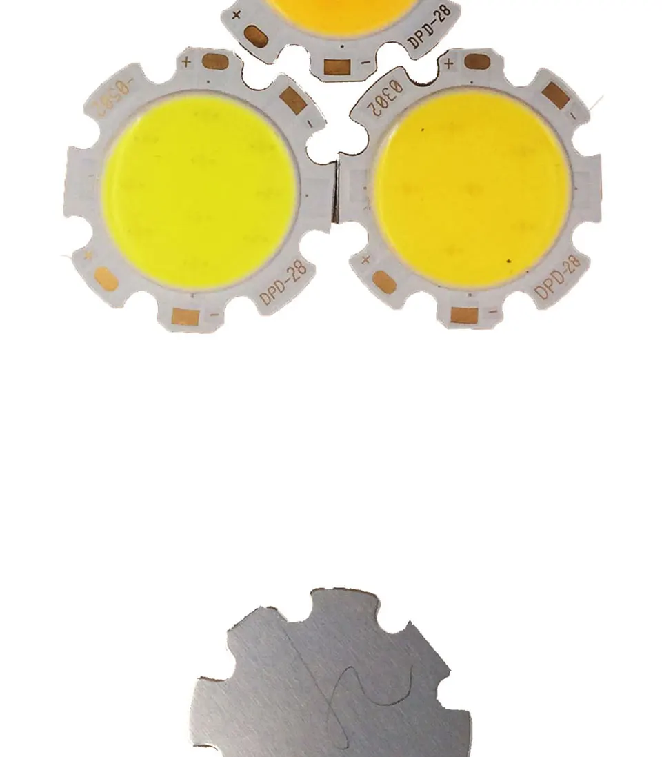 Round COB LED Chip On Board Light Source 28mm Diameter for Spotlight Downlight DIY LED Lamp Bulbs (5)