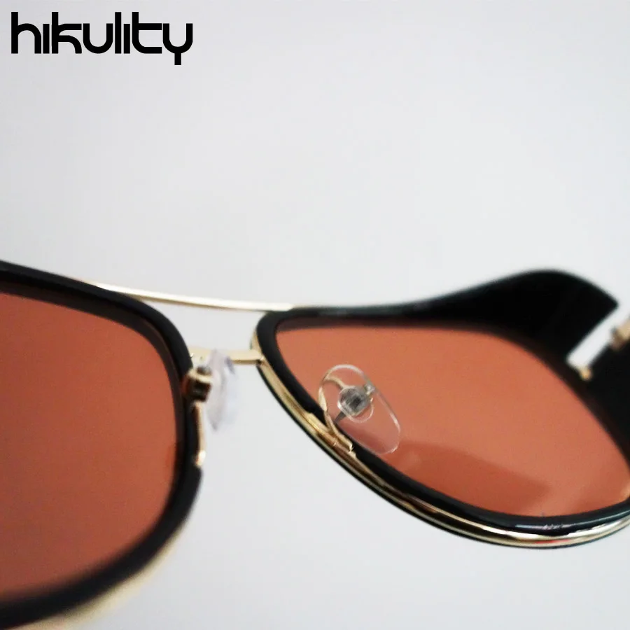 Iron Man 3 Tony Stark Sunglasses for Men - Superhero Gothic Male Steampunk Goggles in Red image 6