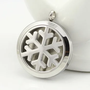 

Stainless Steel New Design Essential Oil Diffuser Necklace Pendant Perfume Locket Pendant