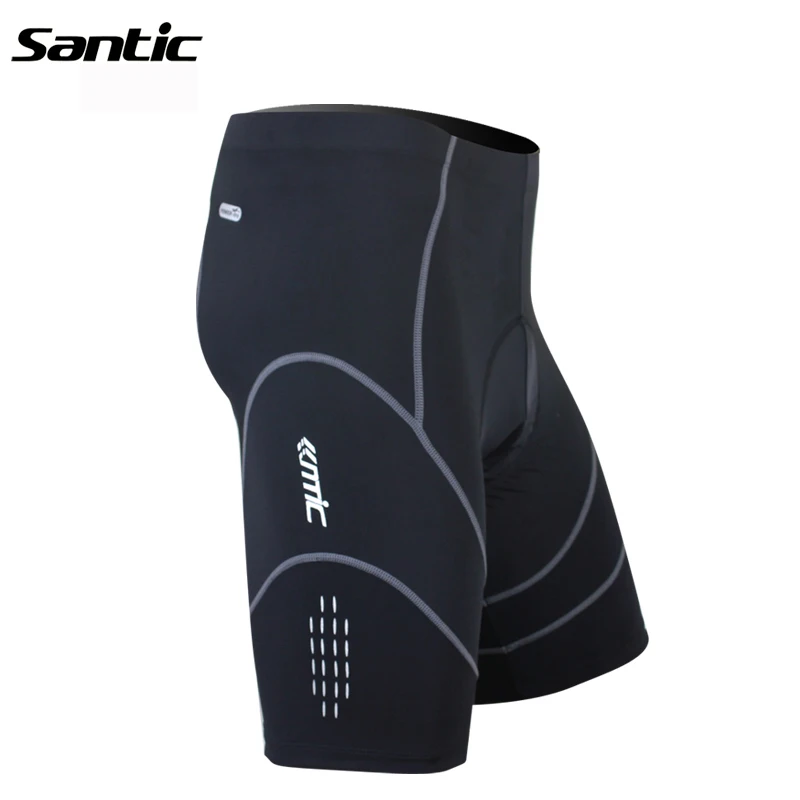 Santic Coolmax 4D шорты для велоезды с вставками ударопрочный эластичный крой MTB дорожный велосипедные шорты отражающие бермуды Ciclismo s-xxxl