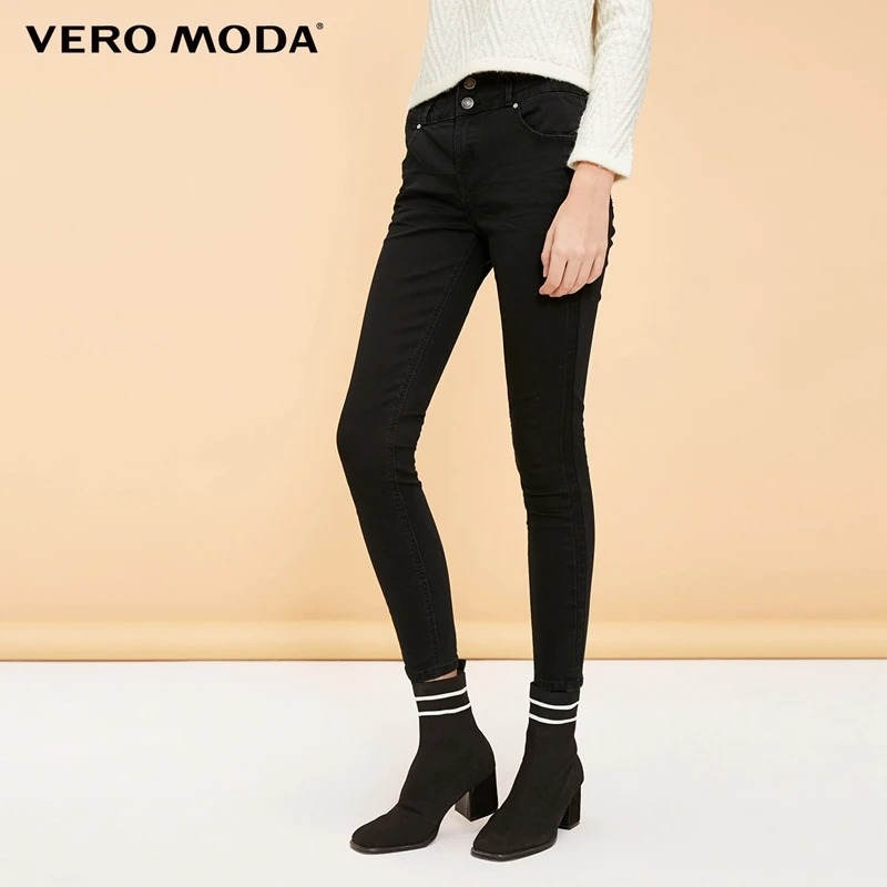 

Vero Moda 2019 New Women's Slight Stretch Slim Fit High Waist Jeans | 318349540