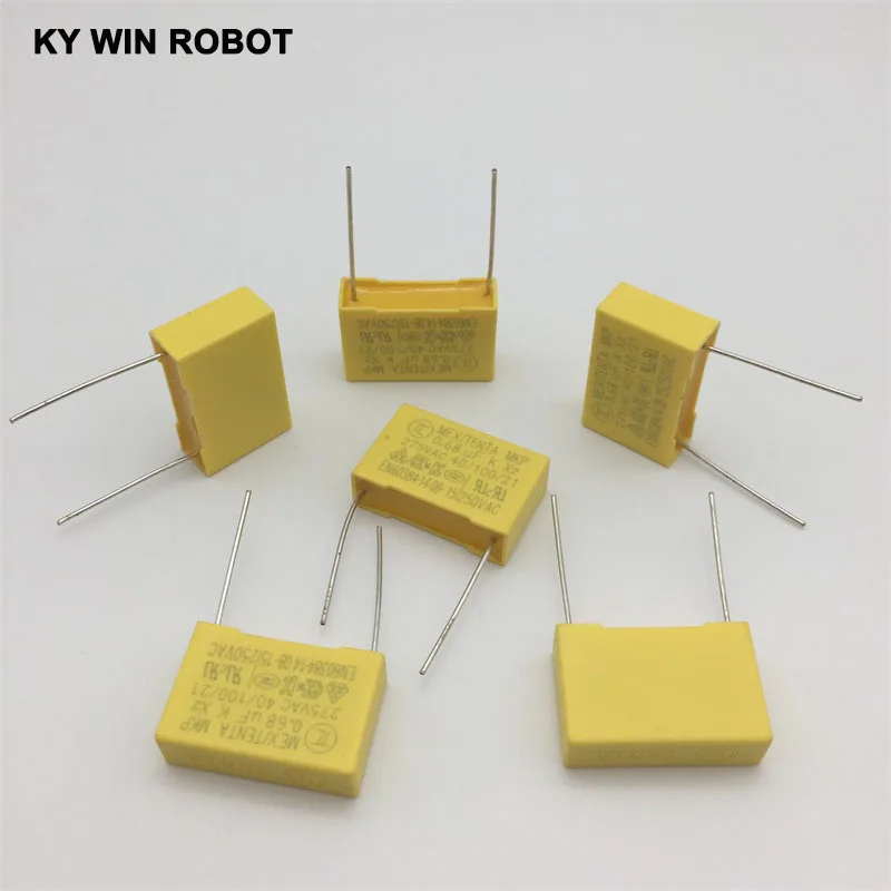 5 шт. расстояние 22 мм 275V 684K 0,68 мкФ 680NF защитного конденсатора