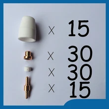 Высокое качество, на рост от 90 шт. PT-31 воздуха PLASMA Cutter резак расходные материалы для CUT40 50 расходные материалы электроды Сделано в Китае