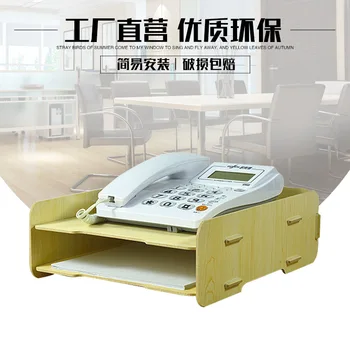 

1pcs wooden A4 file box Seiko build telephone support office data storage box rack manufacturers