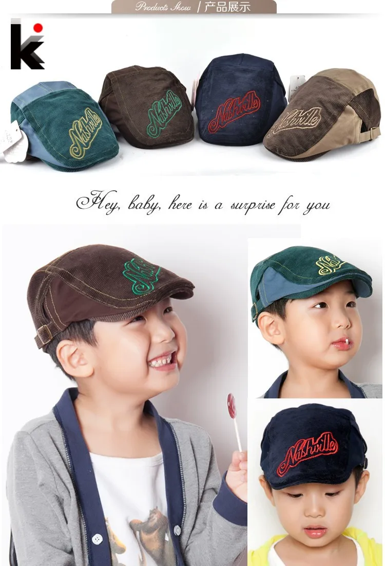 Мода кепка детская шапка для мальчика письмо дизайн шляпы для детские шапки для мальчиков