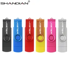 SHANDIAN Usb 2,0 OTG USB флеш-накопитель, смартфон, планшетный ПК, 4 ГБ, 8 ГБ, 16 ГБ, 32 ГБ, 64 ГБ, флеш-накопители OTG, Usb флешка с реальной емкостью
