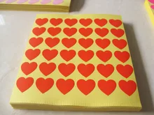 19x19mm beautiful heart shape stickers red baby pink flour pink light pink white blue light blue, Item No. OF06