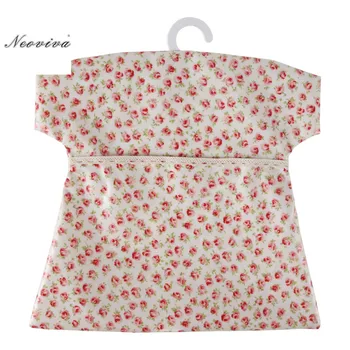 

Neoviva PU Coated Waterptoof Peg Bag with Slim Lace Decoration, Pack of 2, Floral Angel Wing