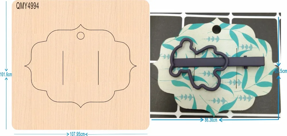 

Decorative hanger 38 Wood Mould is compatible with most leading machines Mold thickness: 15.8mm